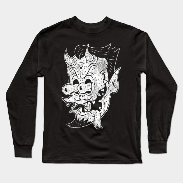 Devil Fink! Long Sleeve T-Shirt by chrisraimoart